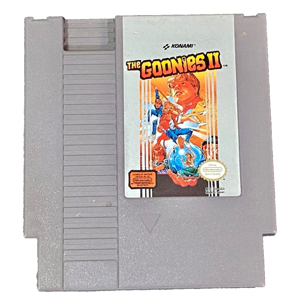 Goonies II 2 NES Nintendo Video Game 1987 US Vintage Cart Only Tested!